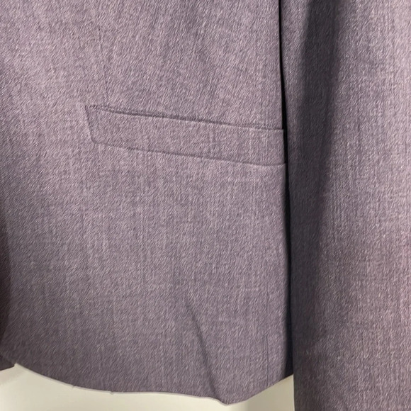 CALVIN Klein Two Button Stretch Blazer Grey size 8 - Picture 6 of 9